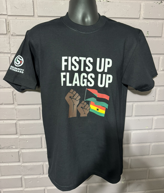 "Fists Up, Flags Up" tee #2
